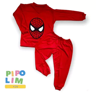 Pijama infantil menino tamanho 1 a 10 - manga longa e calça tecido algodão roupa meia estação