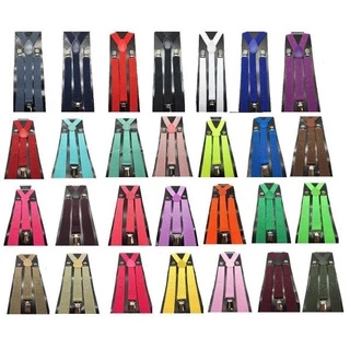 Suspensórios Masculino E Feminino Largo 2,5cm - Várias Cores