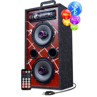 Caixa Pioneer Ativa Som Bluetooth Usb Fm/Am Pen Drive Ativa Residencial Falante Pioneer 6