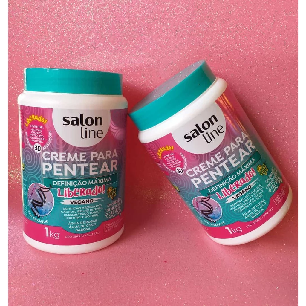 Creme para Pentear Salon Line Definição Máxima 1kg Cabelo Cacheado