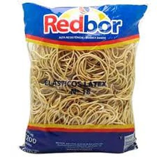 Elastico Latex Amarelo e Colorido nº 18 Pacote com 1kg 1200 unidades, Elástico Rubber Bands 1kilo Para Escritório Banco Industria borrachinha borracha elástica liguinha atilho liga para pamonha.