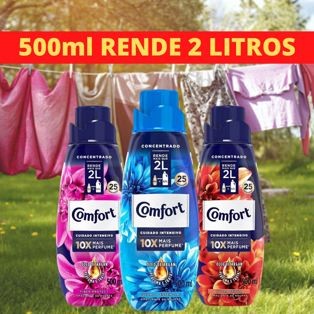 amaciante-de-roupa-comfort-concentrado-500ml-shopee-brasil