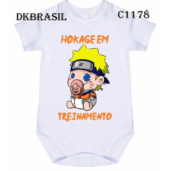 Body bebê roupa nenê criança Manga Naruto Sasuke Uchiha