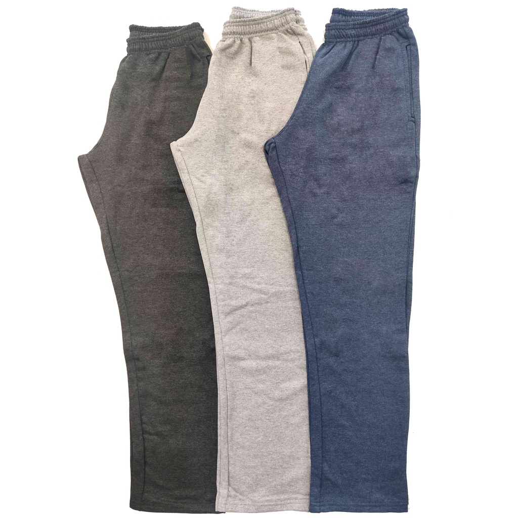 Kit 3 Calça Moletom Adulto - Flanelada / Peluciada