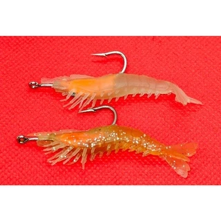 isca soft ABS camarão criatura shad minhoca para traíra dourado tucunaré robalo peixes predadores rio e mar e pesqueiros