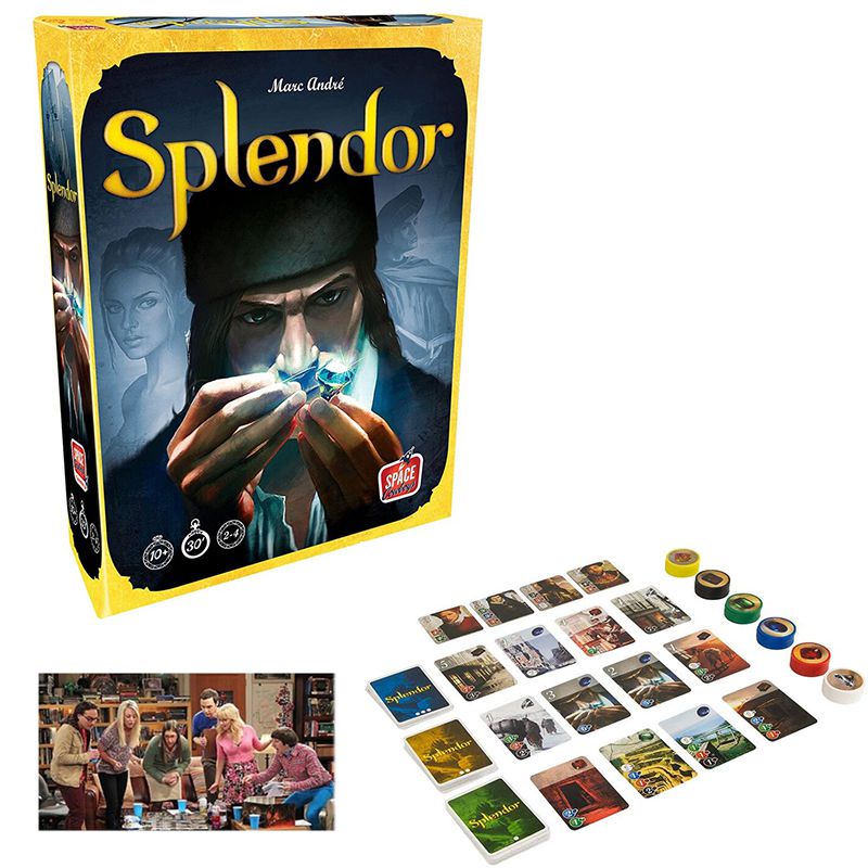 Jogo De Tabuleiro Splendor Versão Completa Em Inglês Com Cartas ...