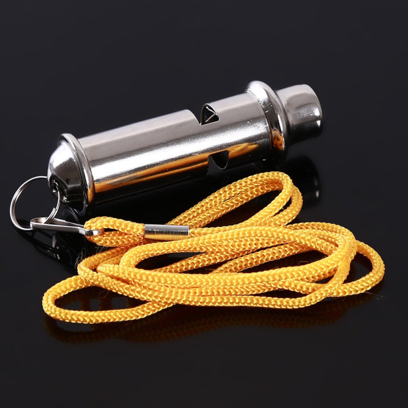 Apito De Resgate Silver Outdoor Travel Whistle | Shopee Brasil