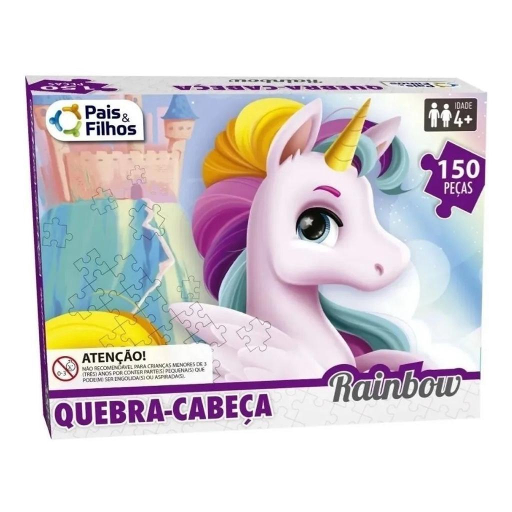 Quebra-Cabeça Cartonado Princesas 150 Peças Pais E Filhos