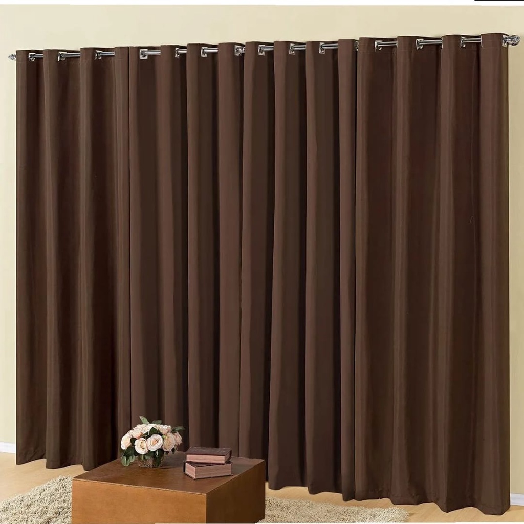 Cortina Blackout Em Tecido 3,00 X 2,50 Corta Luz