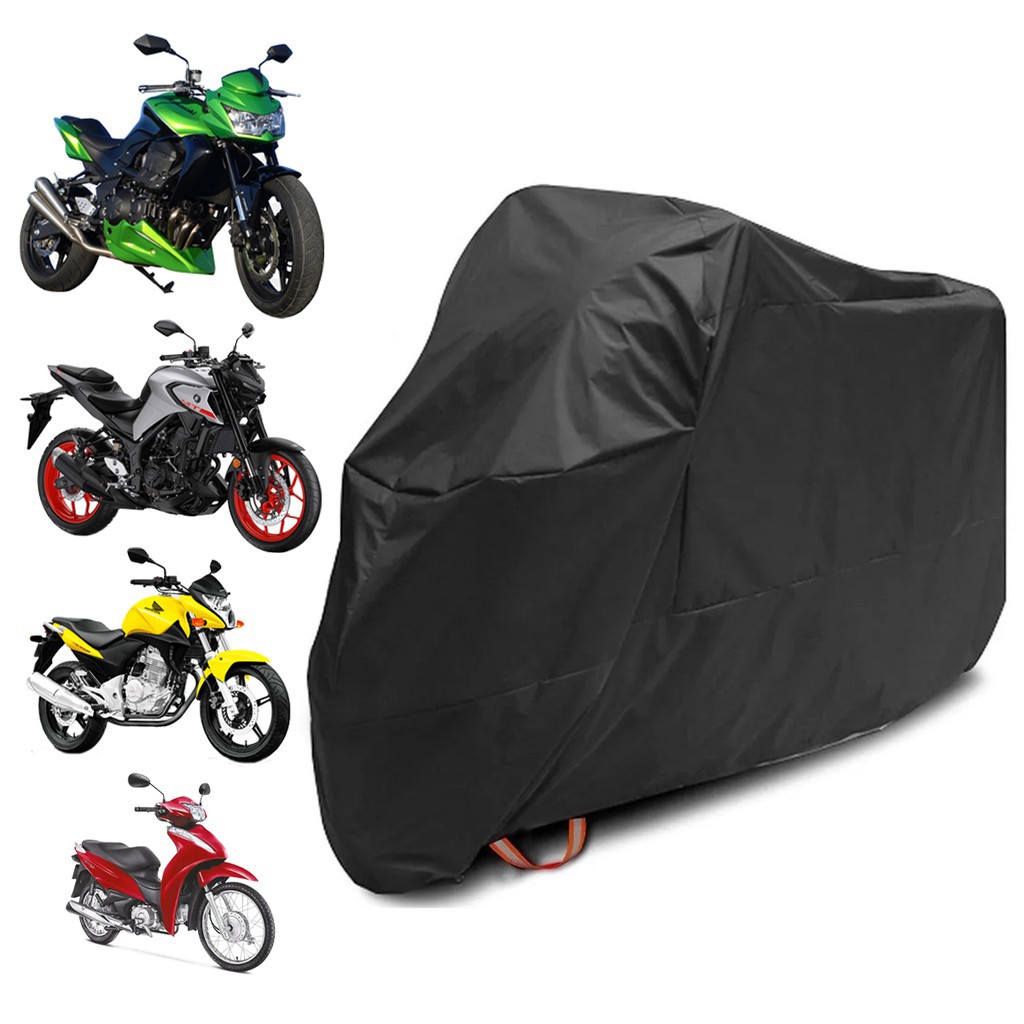 Capa pra cobrir moto Impermeavel Proteção Todos Modelos de motos Biz Cg Fan Bros Titan twuister R1