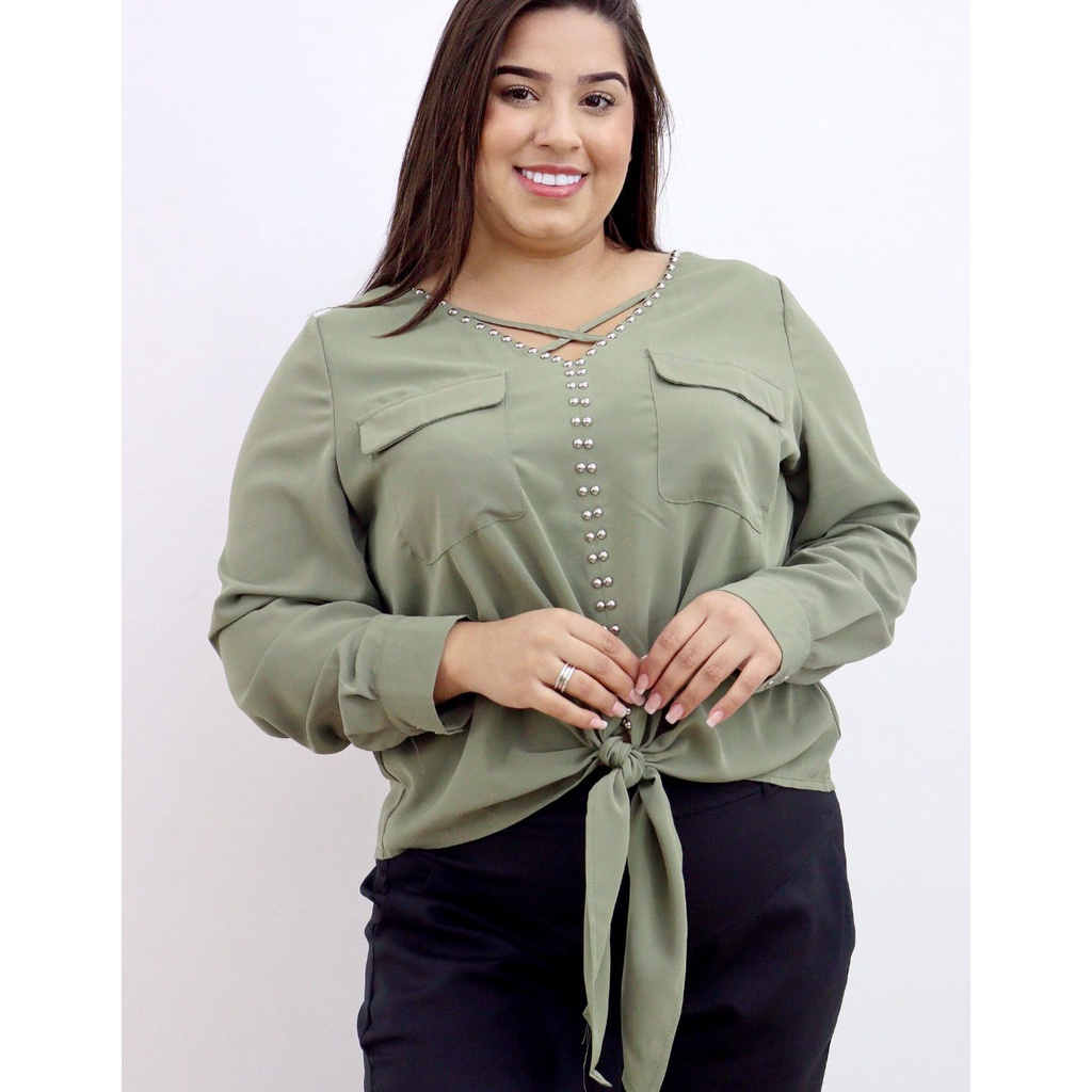 Sueter com camisa embutida hot sale feminina