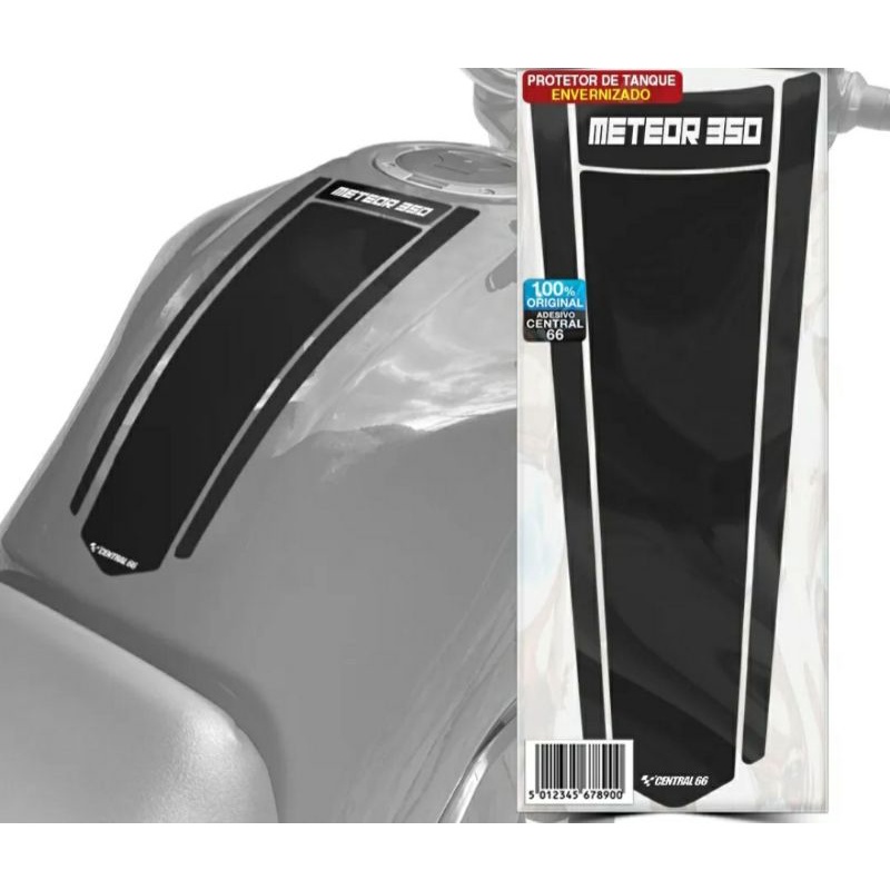 Protetor de Tanque Tank Pad Royal Enfield Meteor 350 Preto | Shopee Brasil