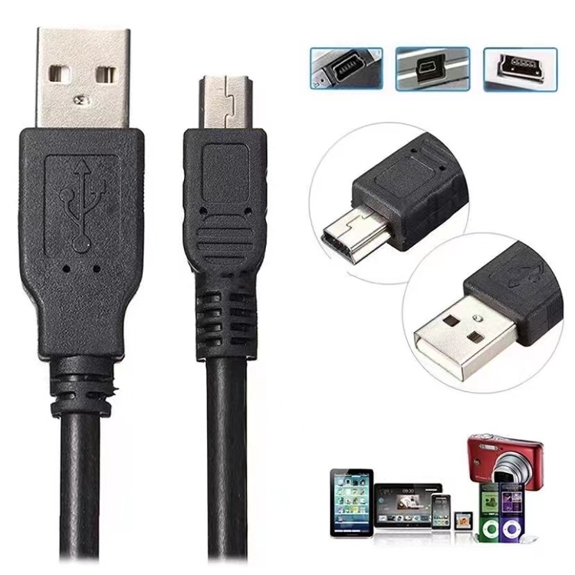 Cabo V3 Usb Mini Para Gps Controle Ps3 Transf Dongle LG 1.5m