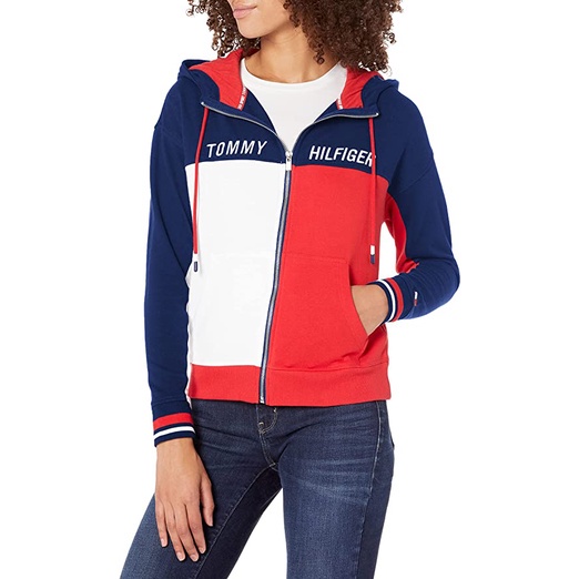 Casaco Moletom Com Capuz Feminino Adulto - Tommy Hilfiger - Bringport  Roupas e Acessórios Importados