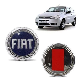 Emblema Fiat Grade Palio 04/ Uno 05/ - 8,5 Cm Dupla Face 3m