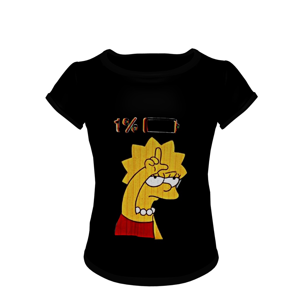 Feminina Lisa Simpsons Moda Tumblr Swag Geek - Promoção
