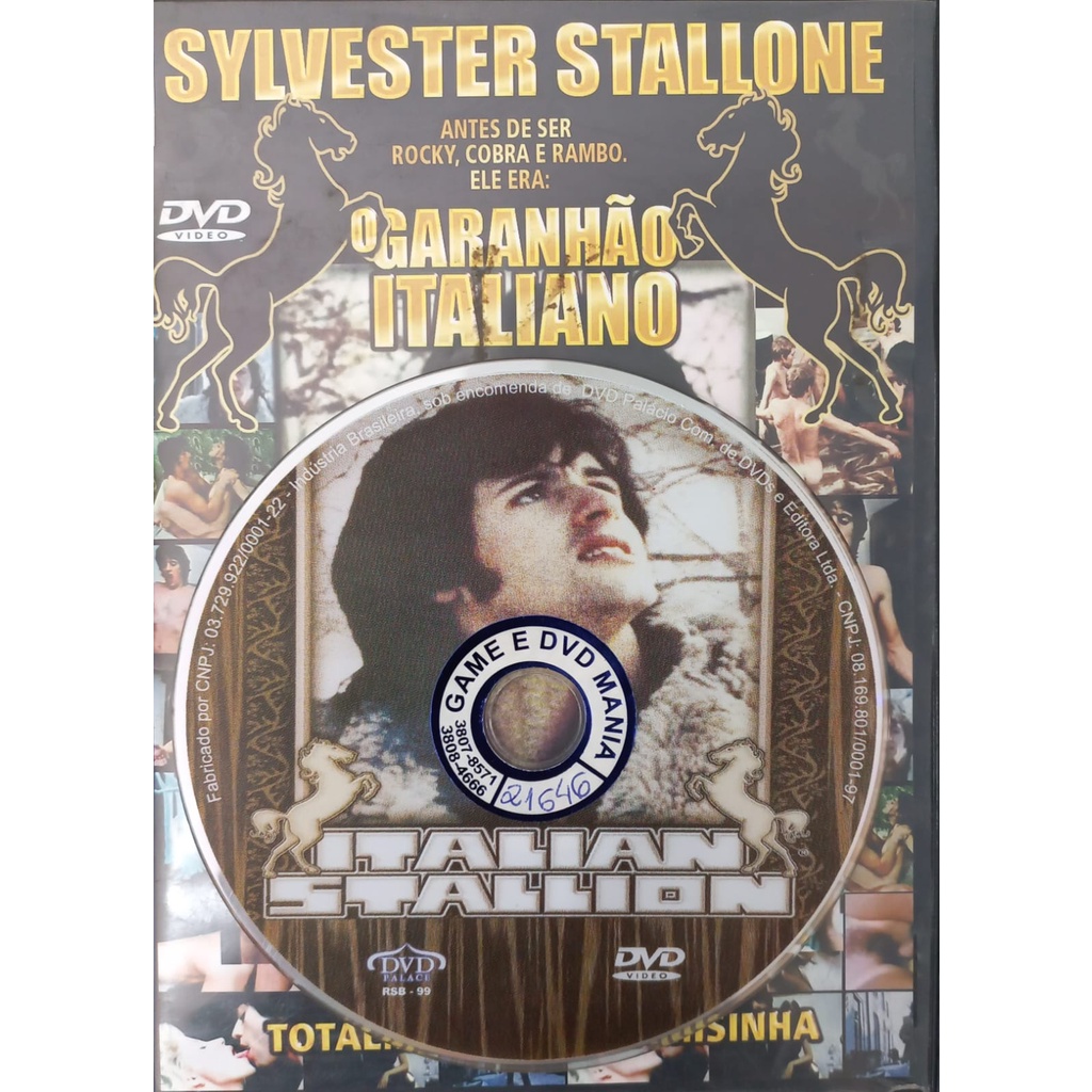 DVD O Garanhão Italiano - Sylvester Stallone Filme raro (1970 ...