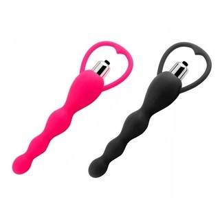 Massageador De Próstata Plug Anal Em Silicone Cirúrgico Com Vibrador