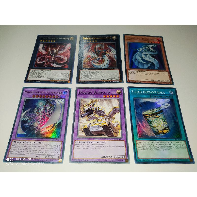Set Deck Yugioh! Cyber Dragon Shopee Brasil