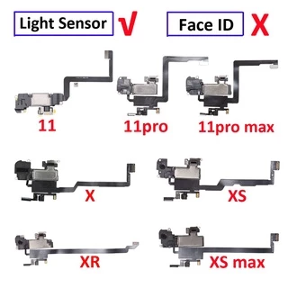 1 Peça De Ouvido Com Sensor De Luz De Proximidade Cabo Flexível Para iPhone X XR XS max 11 11pro 11pro Peças De Reposição Do Alto-Falante