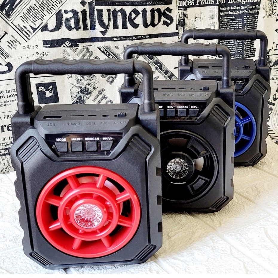 Caixa De Som Portátil Radio Fm Usb Aux Sd Bluetooth 10W KBS-1323