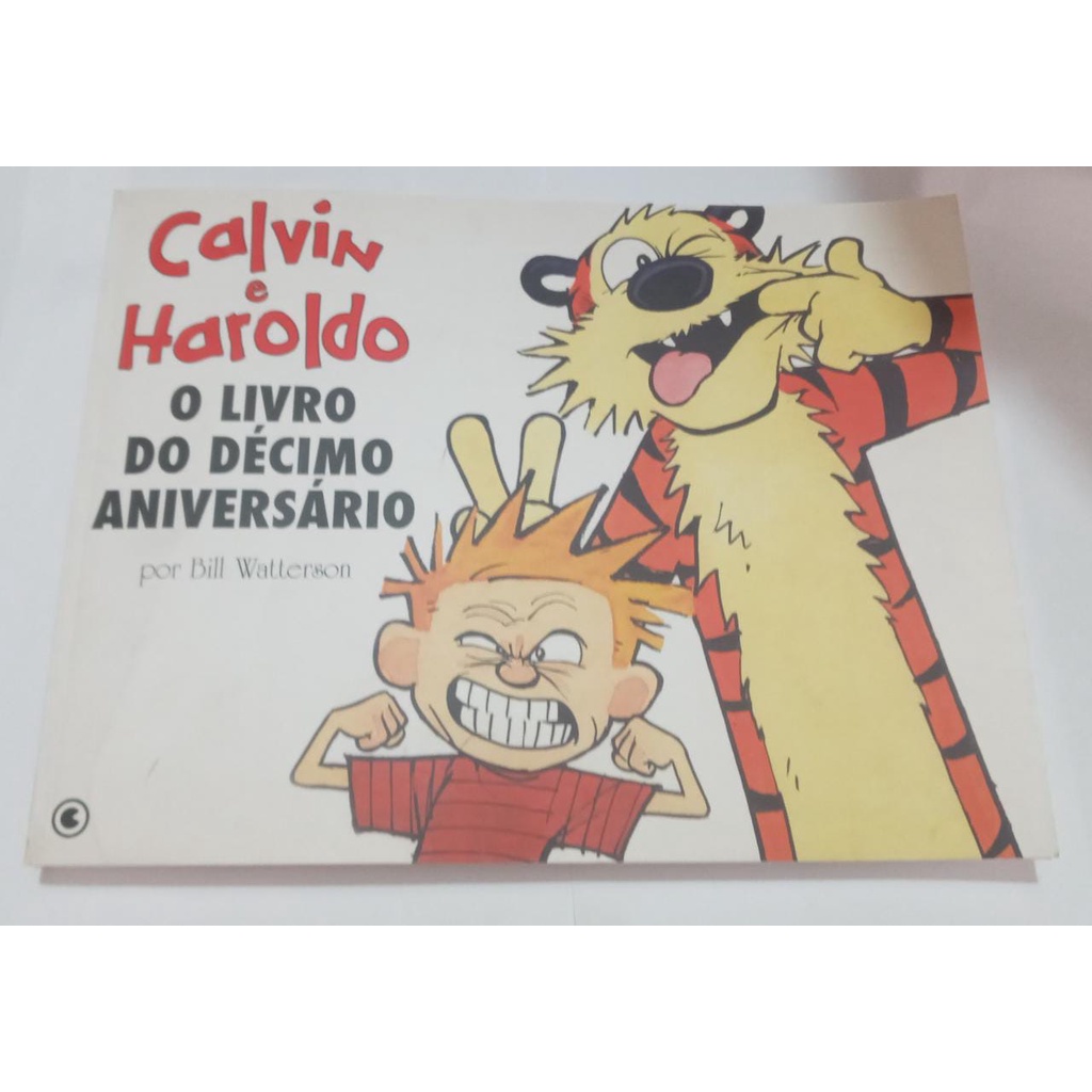 HQ Calvin e Haroldo livro do décimo aniversário 208 páginas Bill ...
