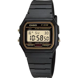 Relógio Casio Masculino Quadrado F-91Wg-9Qdf