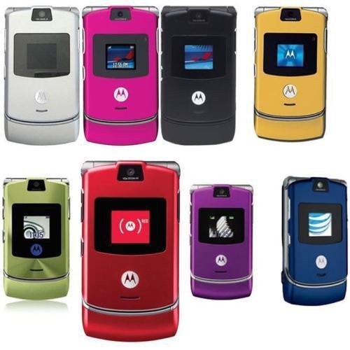 Motorola V3 Full Set Color Recuperação De Smartphone Móvel Original Colorido