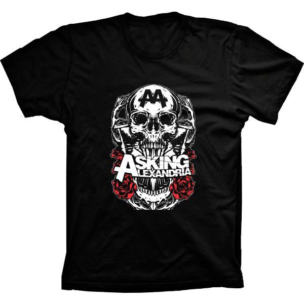 Camiseta Asking Alexandria (Preto)