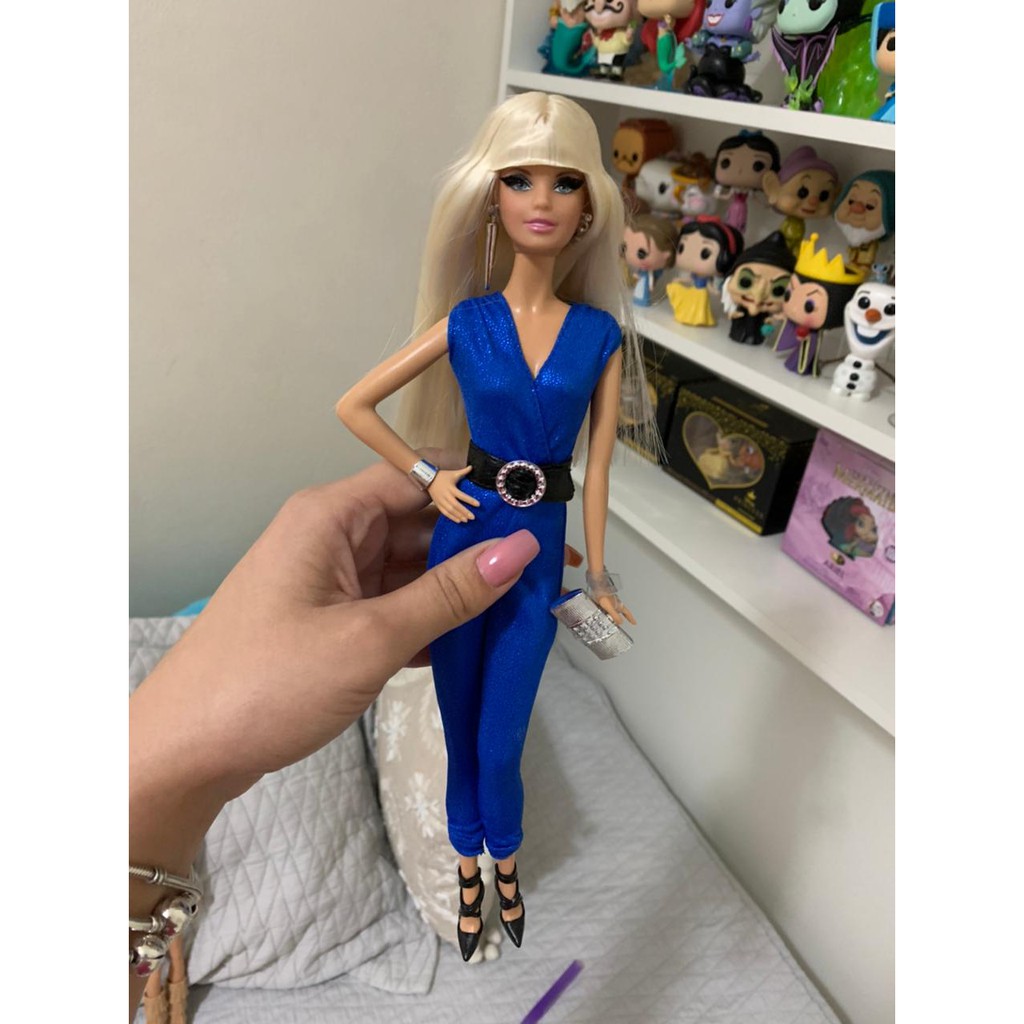 Barbie blue jumpsuit clearance