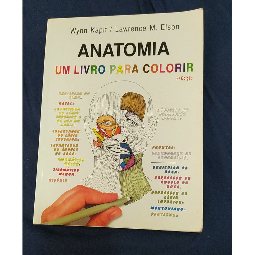 Anatomia - Um Livro para Colorir, de Kapit. Editora Guanabara Koogan Ltda.,  capa mole em português, 2014