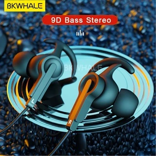 Fone De Ouvido Para Jogos Com Fio BKWHALE Tipo C/3.5MM Microfone Classe Online BK05 Baixo Estéreo Redução De Ruído