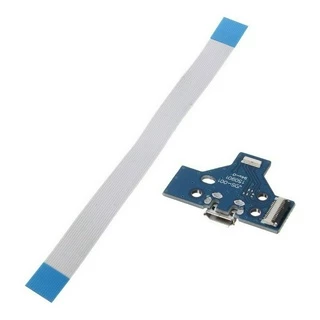 Placa Usb Controle Ps4 Jds-001 + Cabo Flat 14 Vias