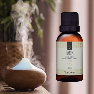 Essência Capim Limão 30ml Hidrossolúvel a base de Água para Umidificadores, Difusores e Aromatizadores de Ambiente