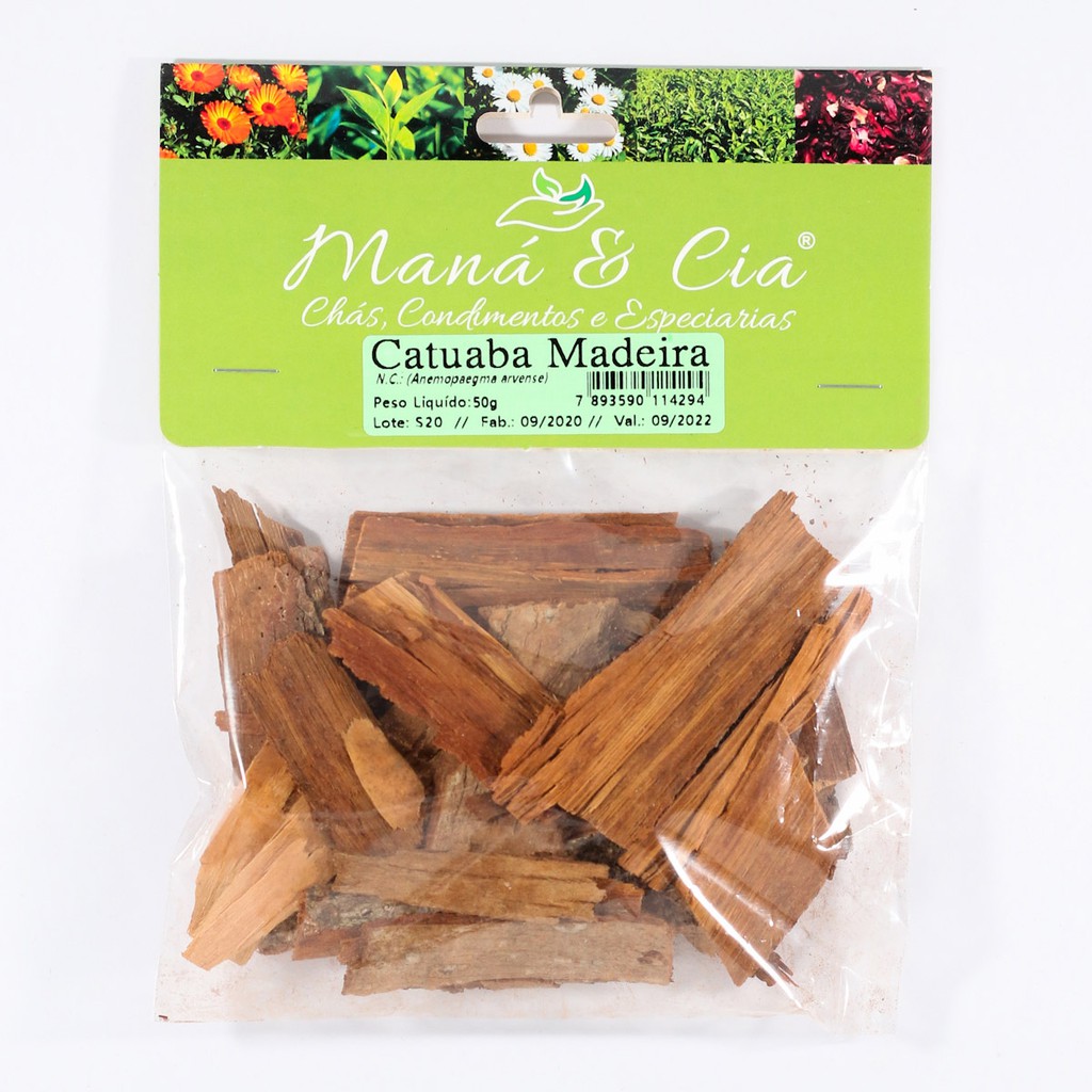 Ch De Catuaba Madeira 50G Shopee Brasil