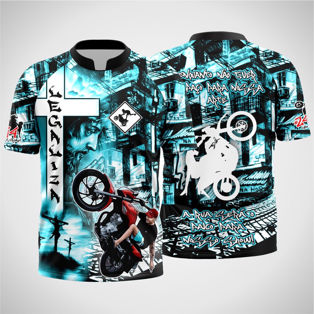 Camiseta de Quebrada Estilo Favela Moto Familia do Grau em Promoção na  Americanas