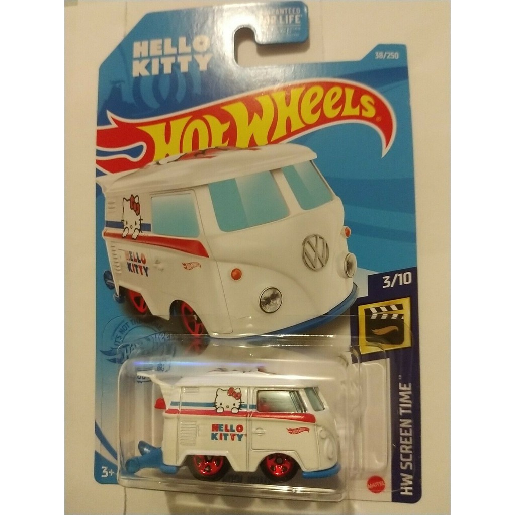 Bx168 Hot Wheels Kool Kombi Hello Kitty Hw Screen Time H3br