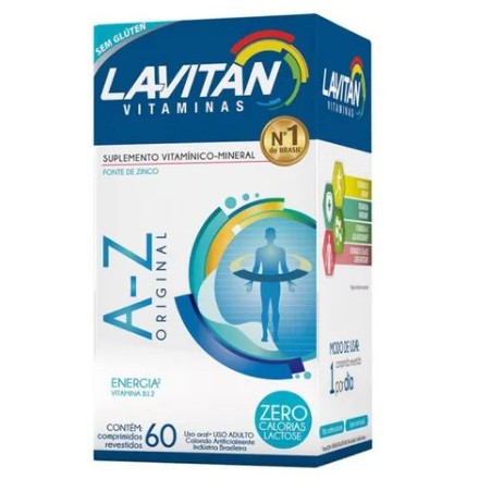 Lavitan A-z Cimed Com 60 Comprimidos Loja Oficial Original | Shopee Brasil