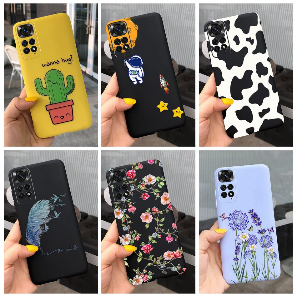 Custodia In Silicone Con Supporto Per Redmi A3: Design Astronauta Blu, Antiurdo TPU (Cover Sottile)