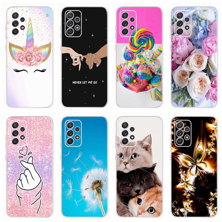 For Samsung A32 Case 4G Cool Phone Case For Samsung Galaxy A32 4G 6.4 inch  Soft Silicone Back Cover For Samsung A32 5G Geometric