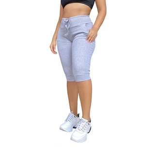 kit 3 calças corsário feminina calça jogger com elastano cintura alta