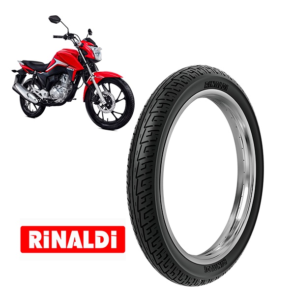 Pneu Traseiro Rinaldi 90/90-18 Cg/titan/fan/ybr Bs32 | Shopee Brasil