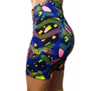 kit 4 Bermuda short legging Feminina ciclista suplex academia fitness não fica transparente estampada