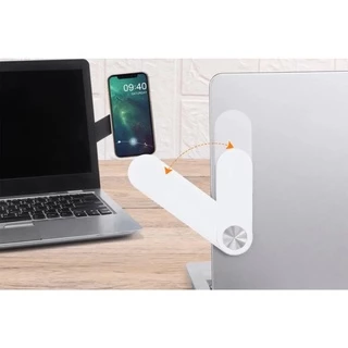 Suporte de celular de extensão magnética com liga alumínio para notebook