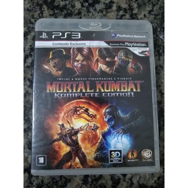 Jogo Mortal Kombat 9 - PS3