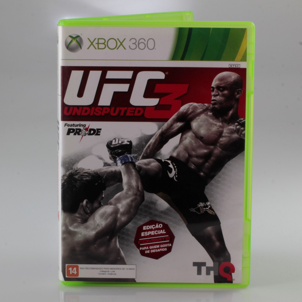 UFC 3 UNDISPUTED - JOGO USADO XBOX 360