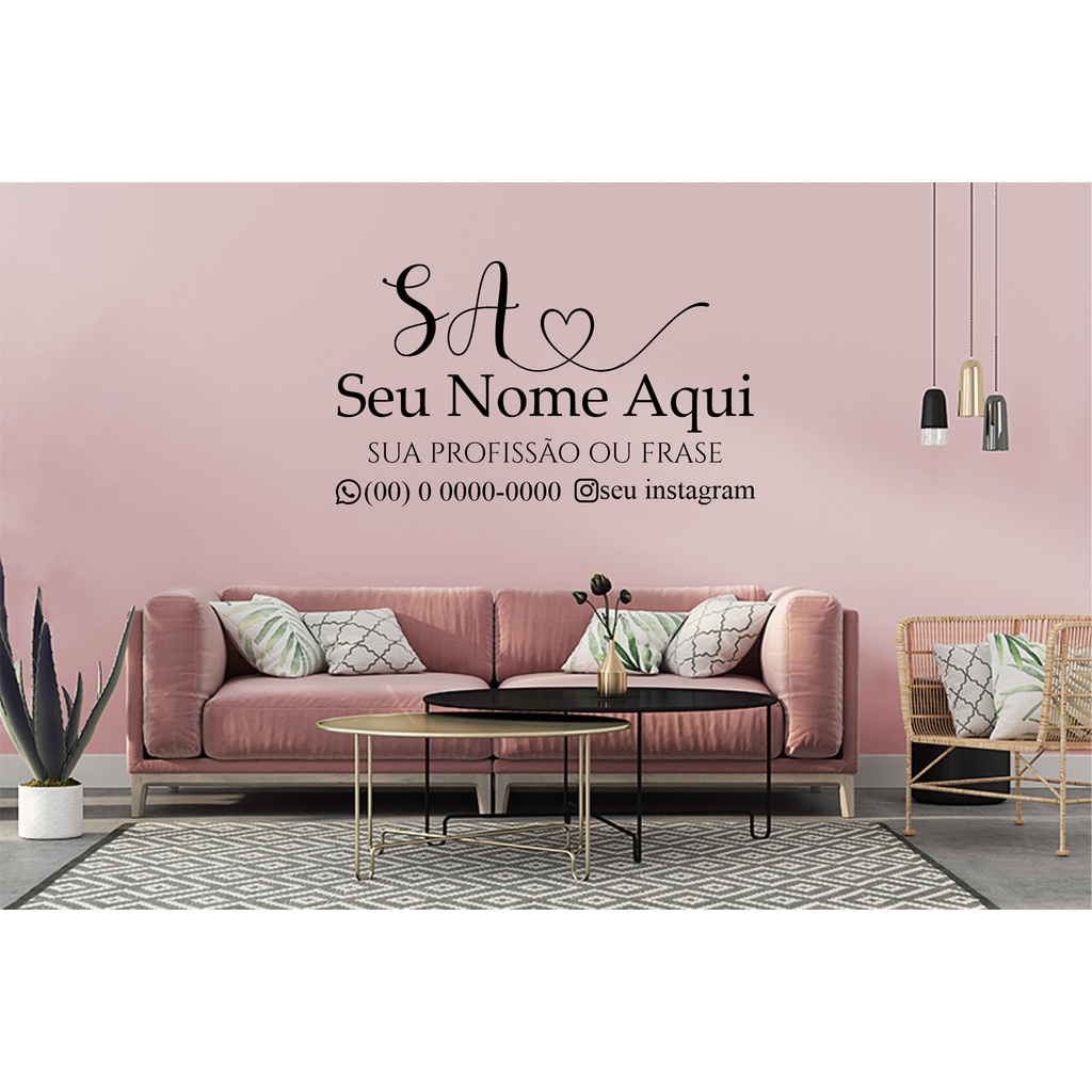 Papel De Parede Cabeleireiro Salão De Beleza Estética A678 – Quartinho  Decorado