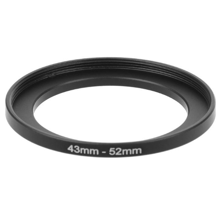 43mm To 52mm Step-Up Ring - Camera Lens Filter Adapter, 1 Year Warranty