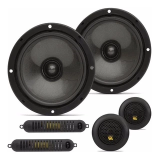 Alto Falante Kit Duas Vias Bravox Pt Diant Volkswagen Voyage