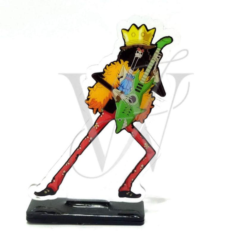Estatueta Acrílica Brook Anime One Piece | Shopee Brasil